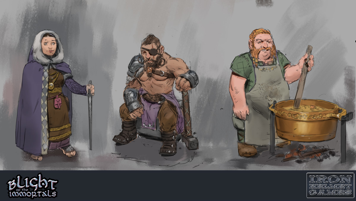 Dwarves - character explorations