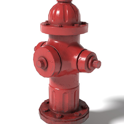 Kristian simkanic red fire hydrant