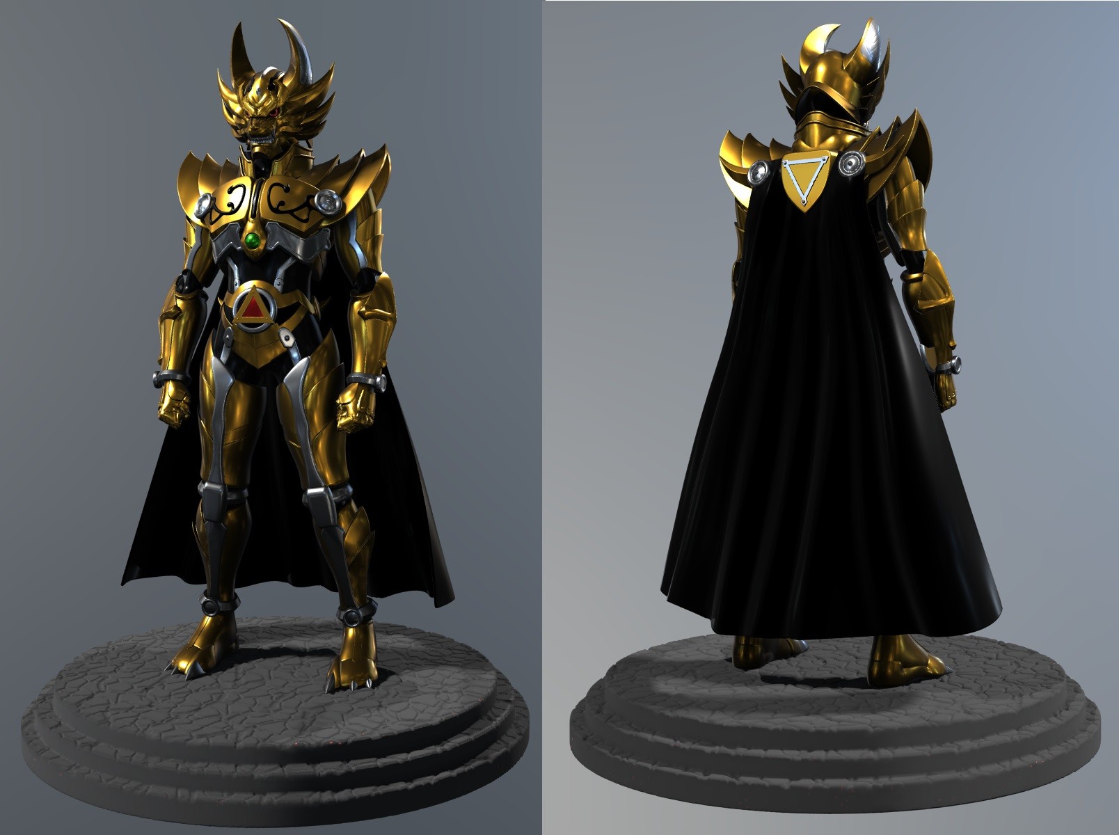 Artstation Garo Anime Divine Flame Type Loong Nick