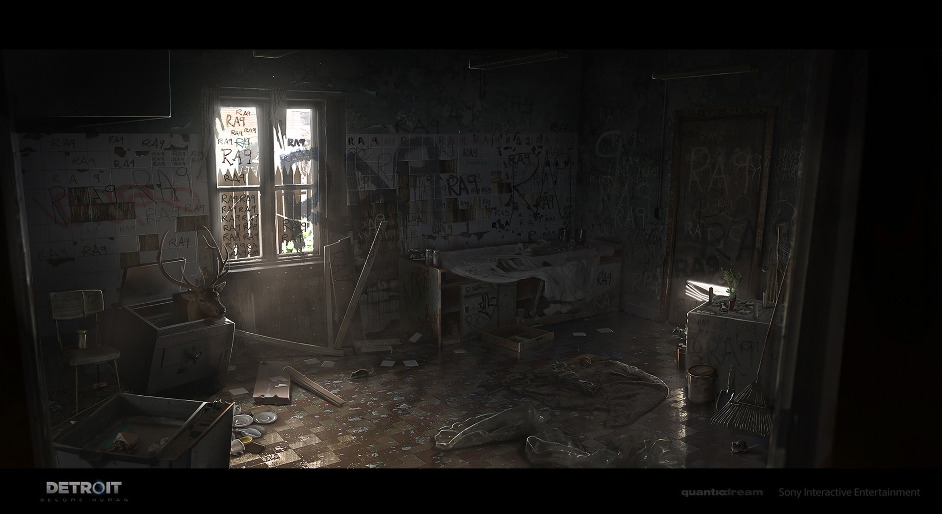 Artstation Detroit Become Human Urban Fields Sorane Mathieu