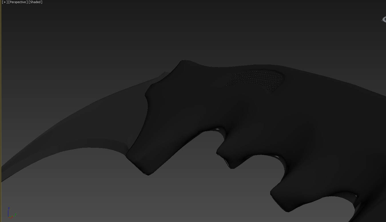 3d knife modelling and rendering 3d