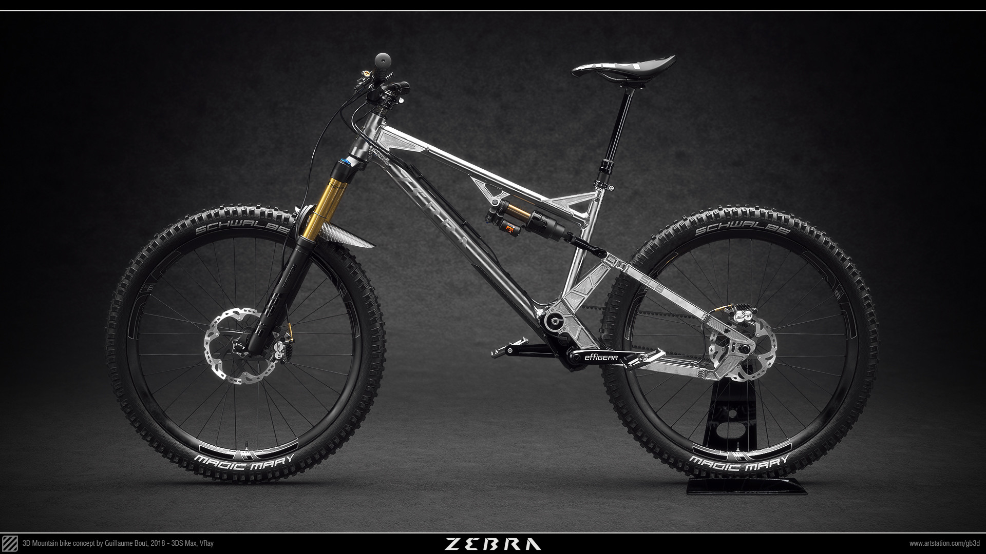 raw mtb frame