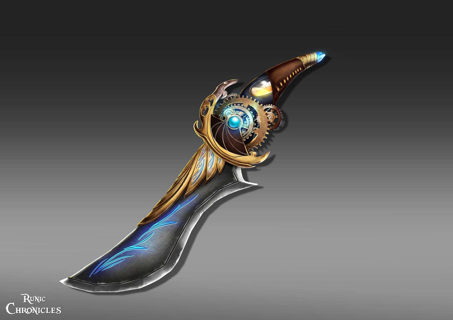 ArtStation - Runic Chronicles; Dagger of Chronos