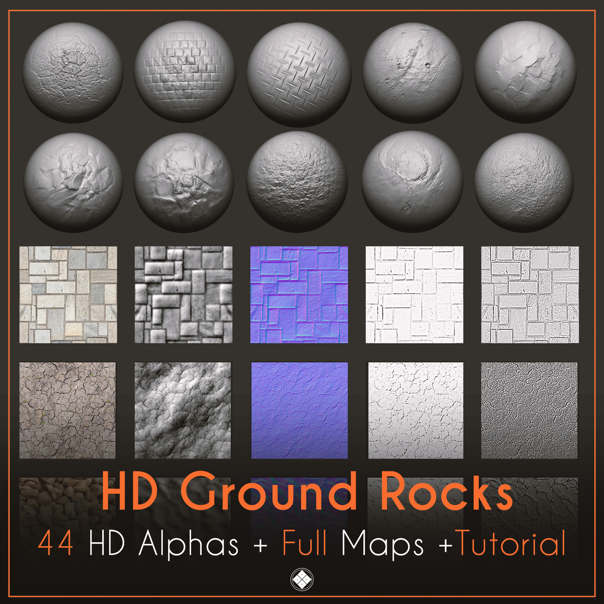 ArtStation - Ground Rocks #1 Package