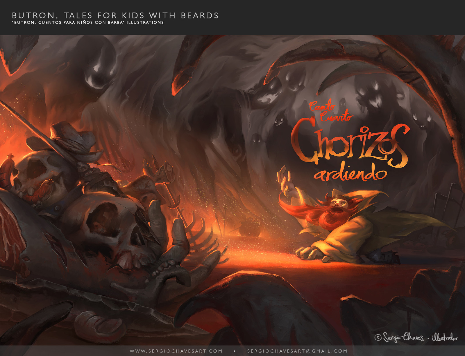 Finished art - Double page spread