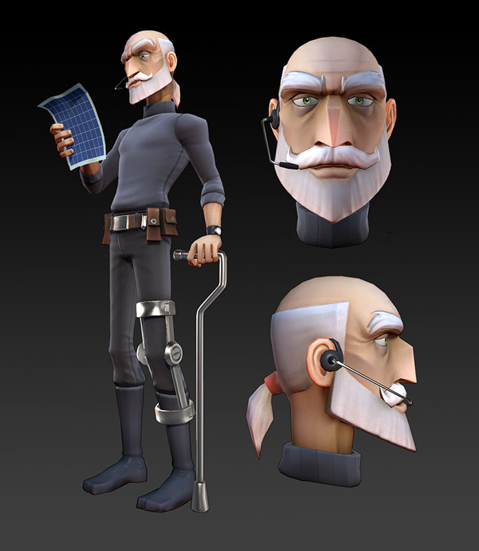 The mentor.  In-game mesh