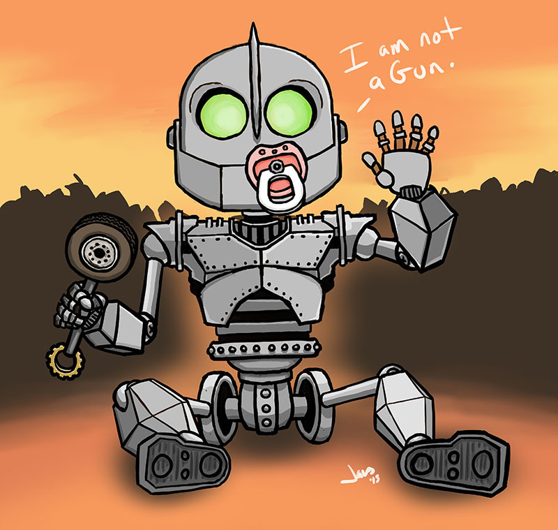 ArtStation Baby Iron Giant