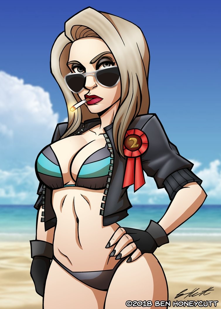 Bikini contest runner-up