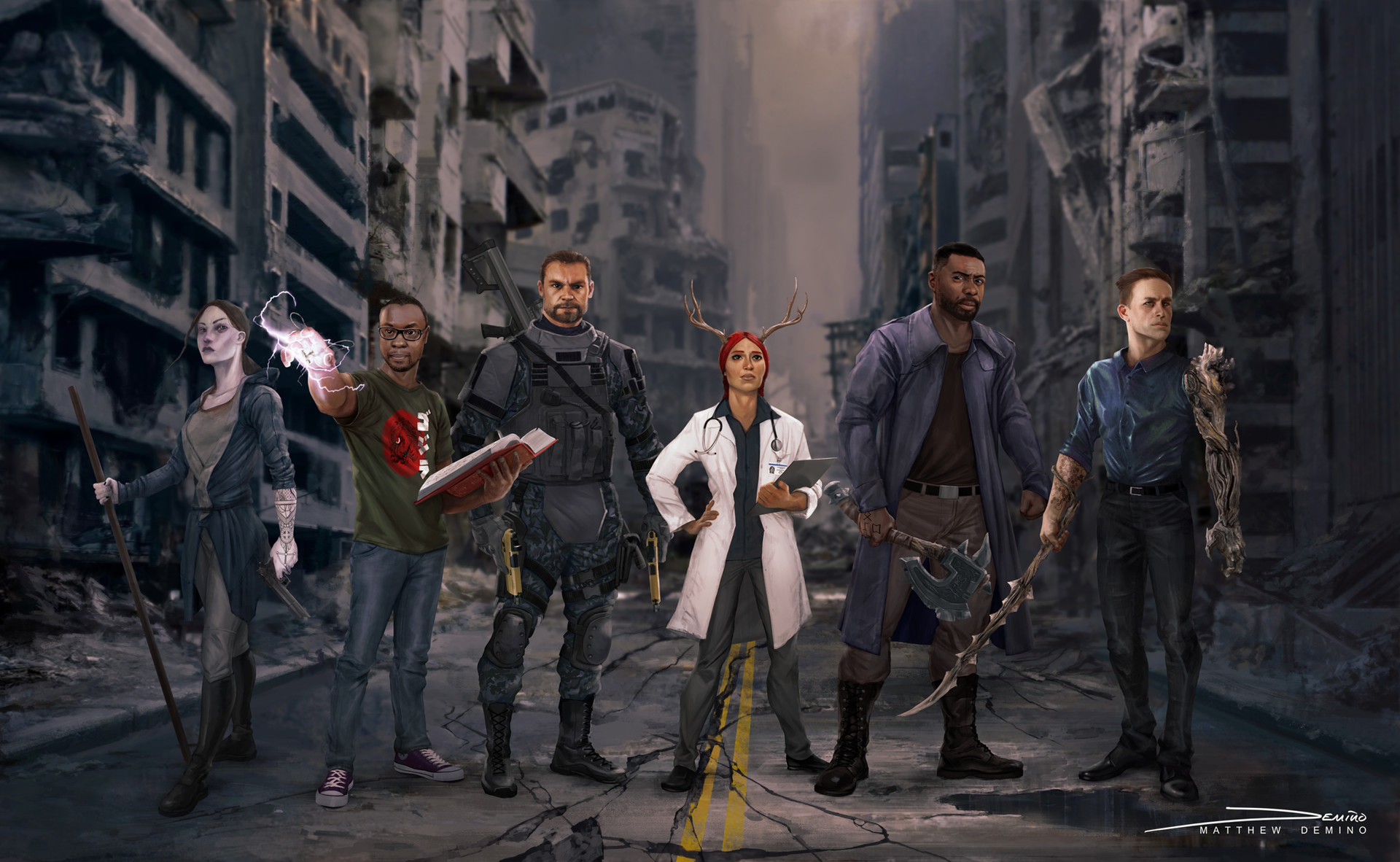 ArtStation - Dresden Files RPG group, Matt DeMino