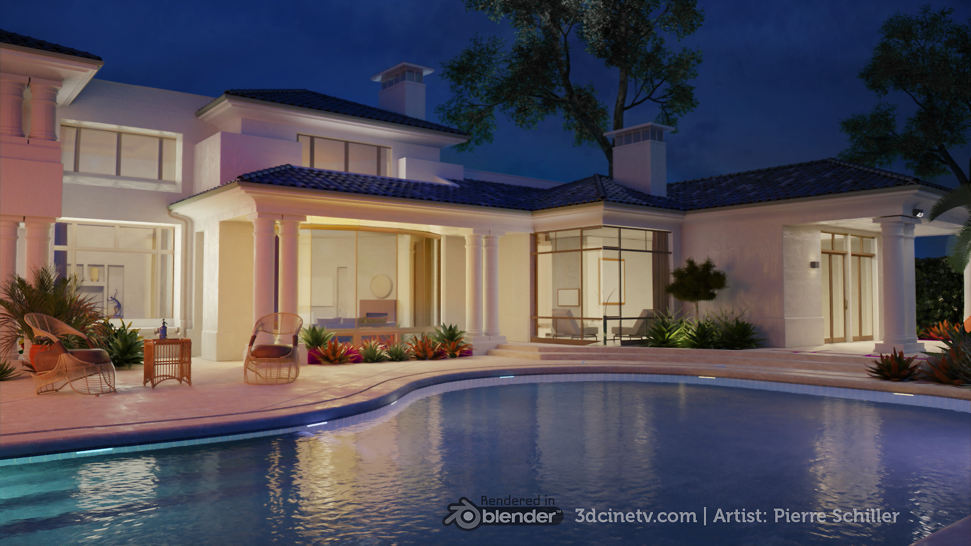 blender archviz model render