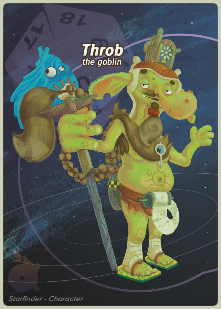Throb the Goblin | Character concept to final artwork