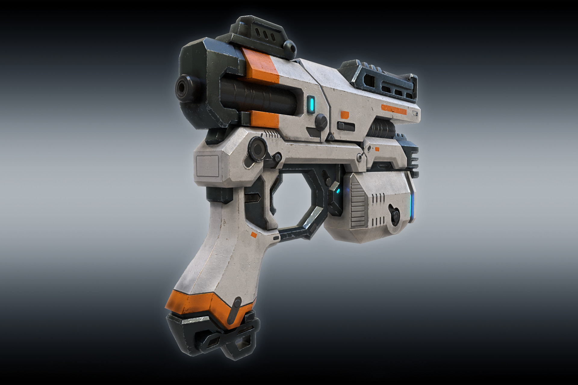 Artstation Sci Fi Gun Robertas Liekis