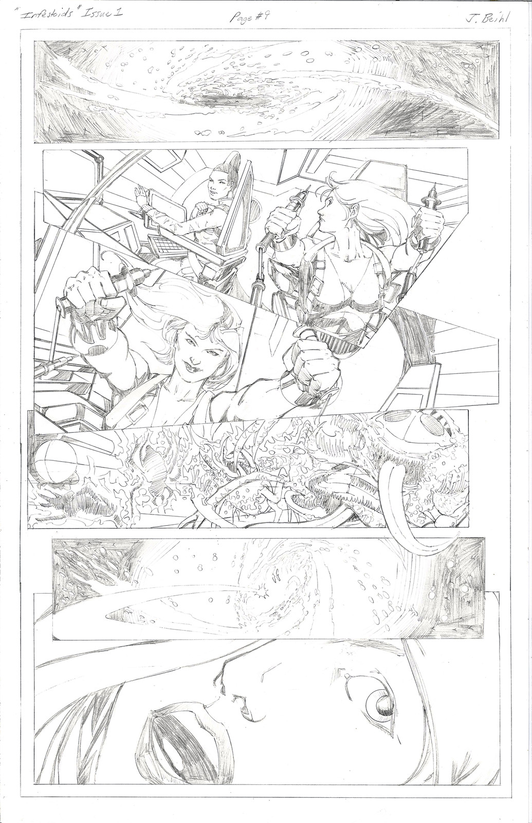 Pencilled Page for 'Infestoids'