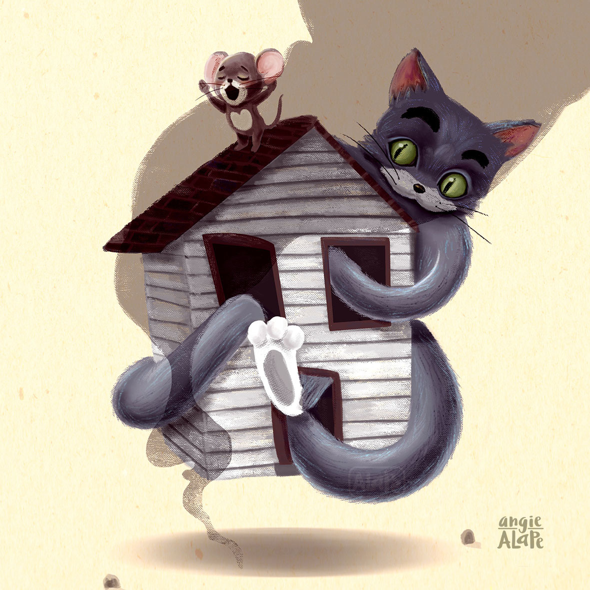 Artstation Tom Jerry Fan Art Angie Alape