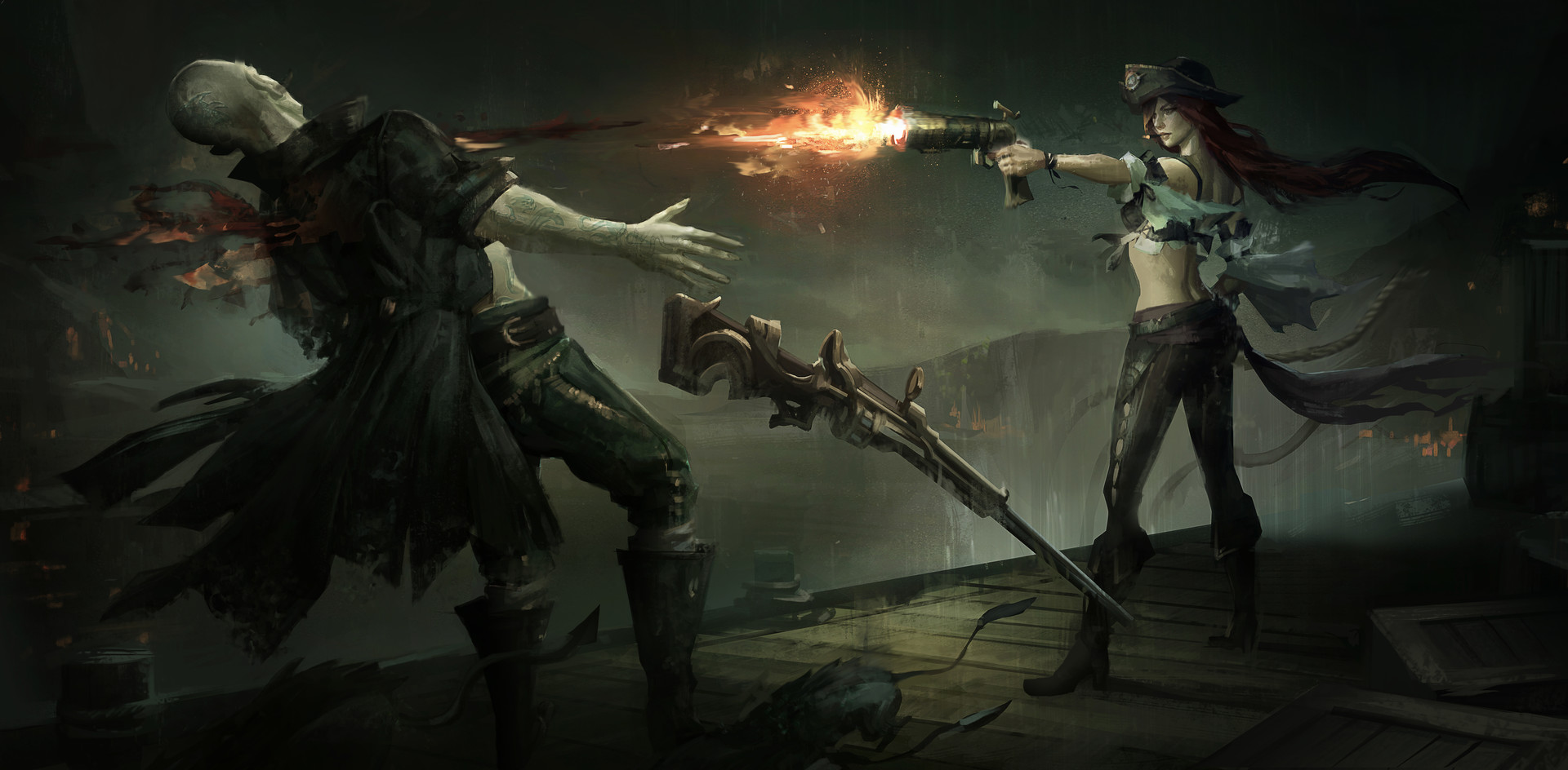 Artstation Miss Fortune Down Among The Dead Men Marie Magny
