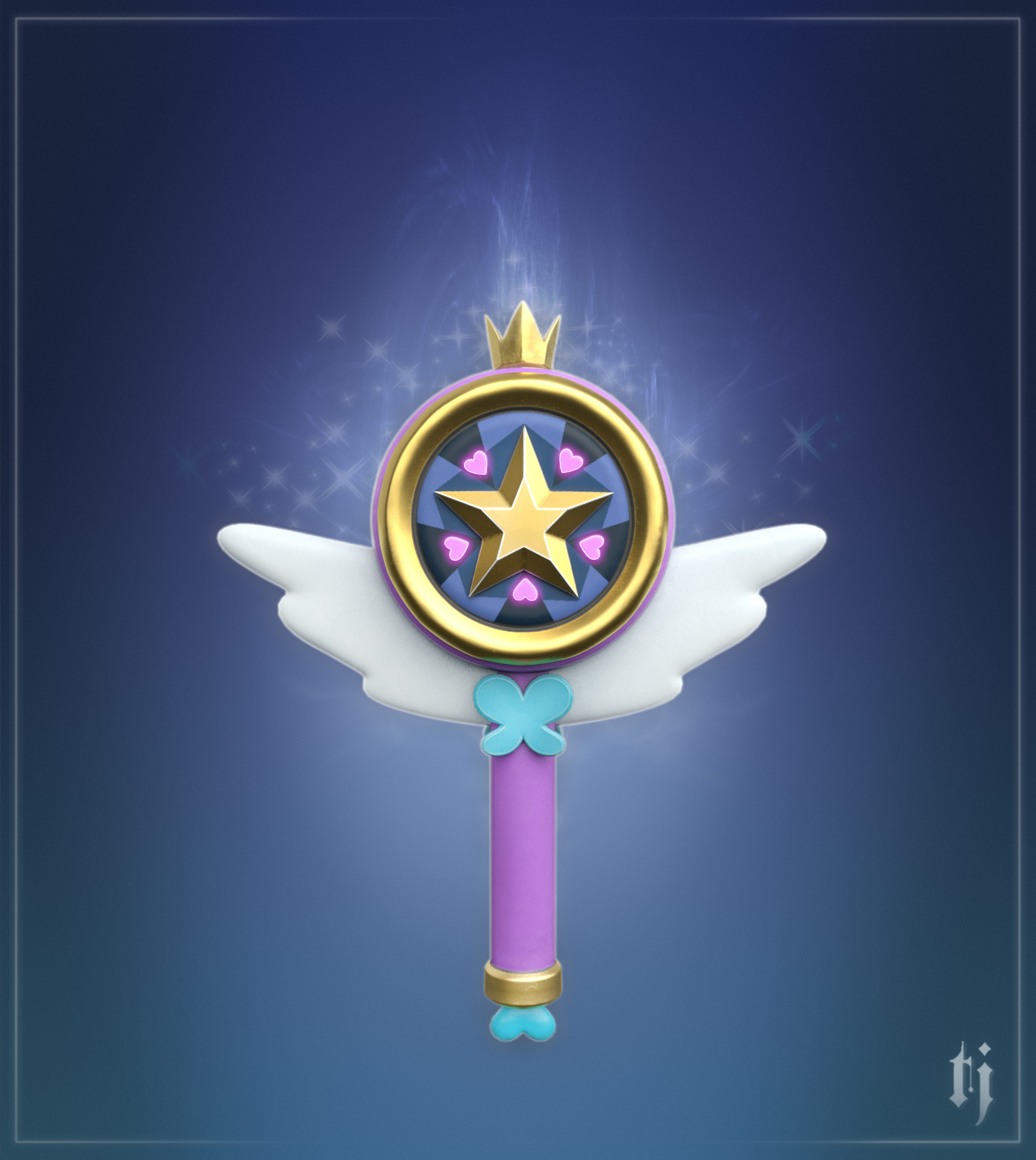 Artstation Star Vs The Forces Of Evil Star Butterfly S Wand Tj Hardy