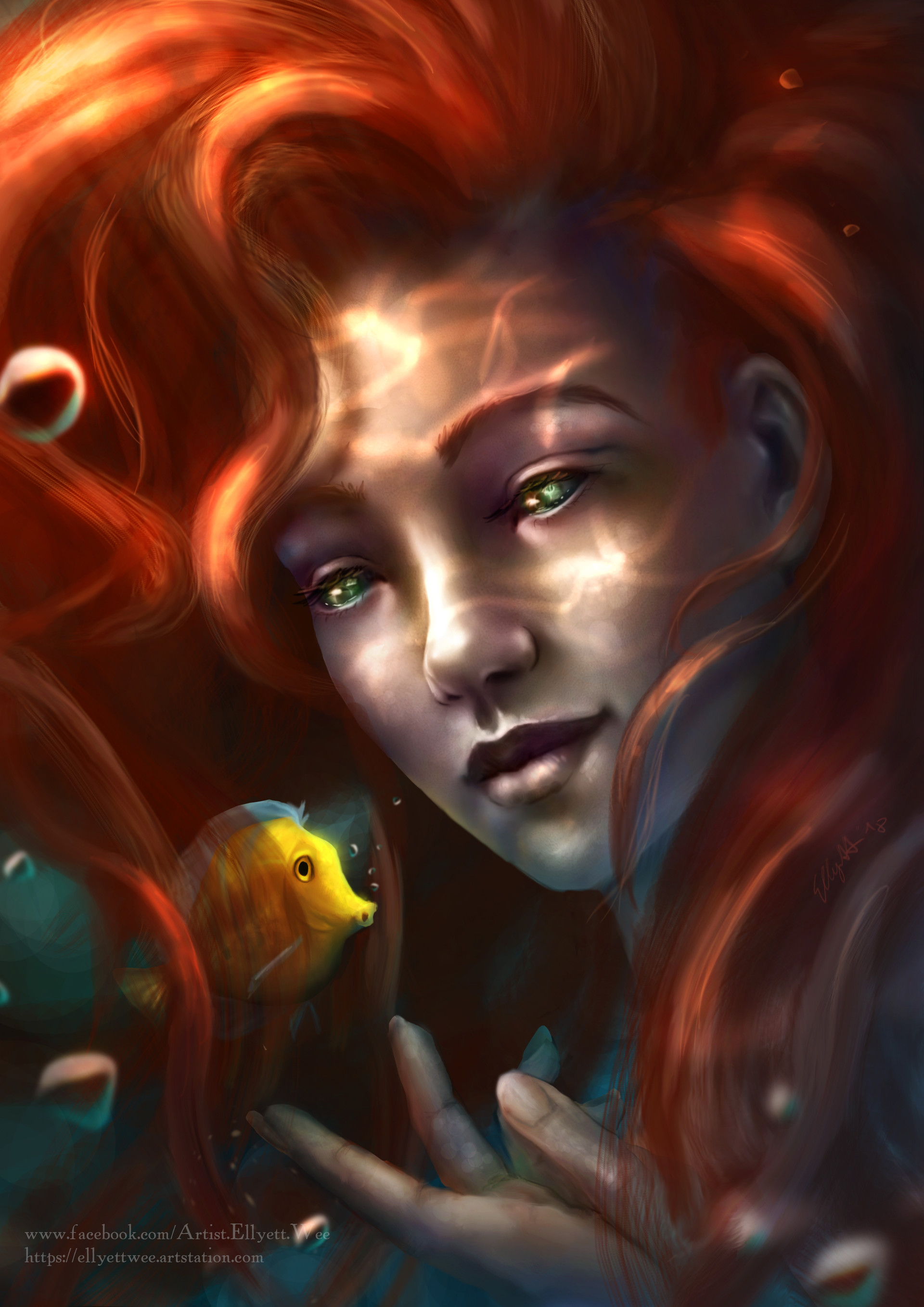 Artstation The Little Mermaid Ellyett Wee Laura J Weiner