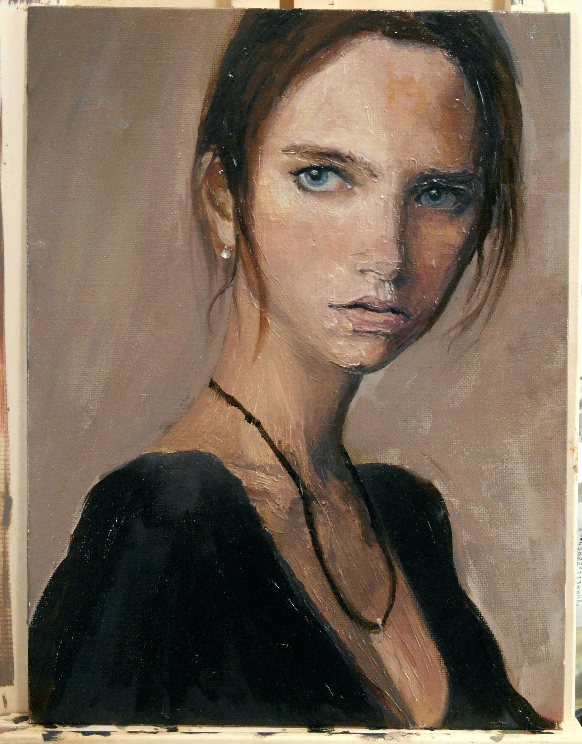 Artstation Oil Painting Portrait Study Alex Pepin