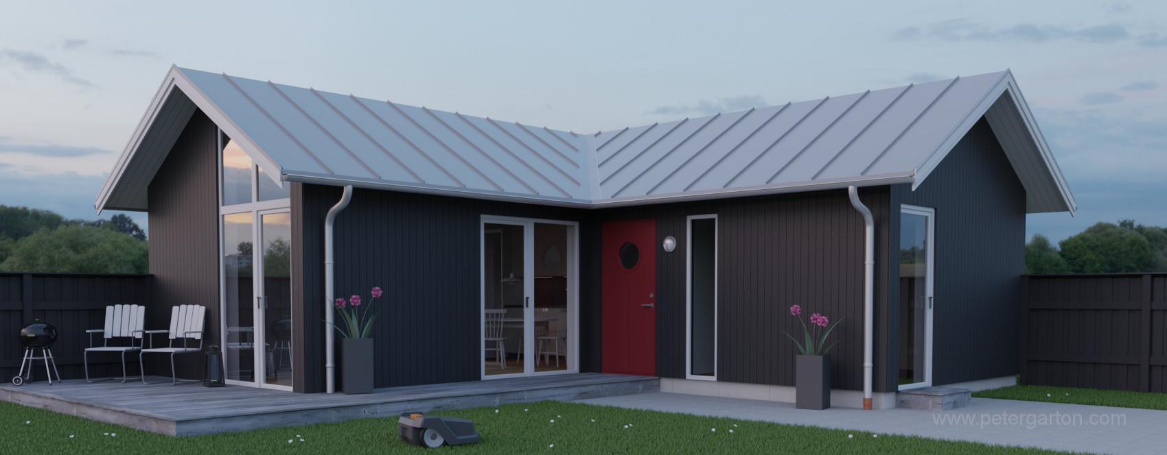 Artstation Modern Scandinavian House Peter Garton