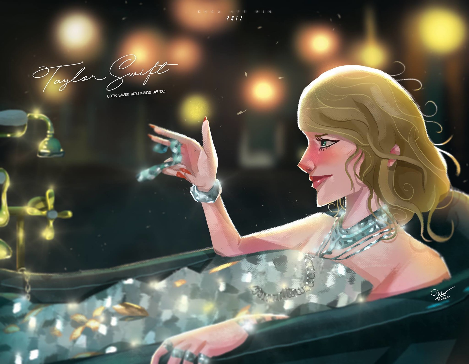 Nguyễn Khoa - Taylor Swift Fan Art - Cartoon Style By Me