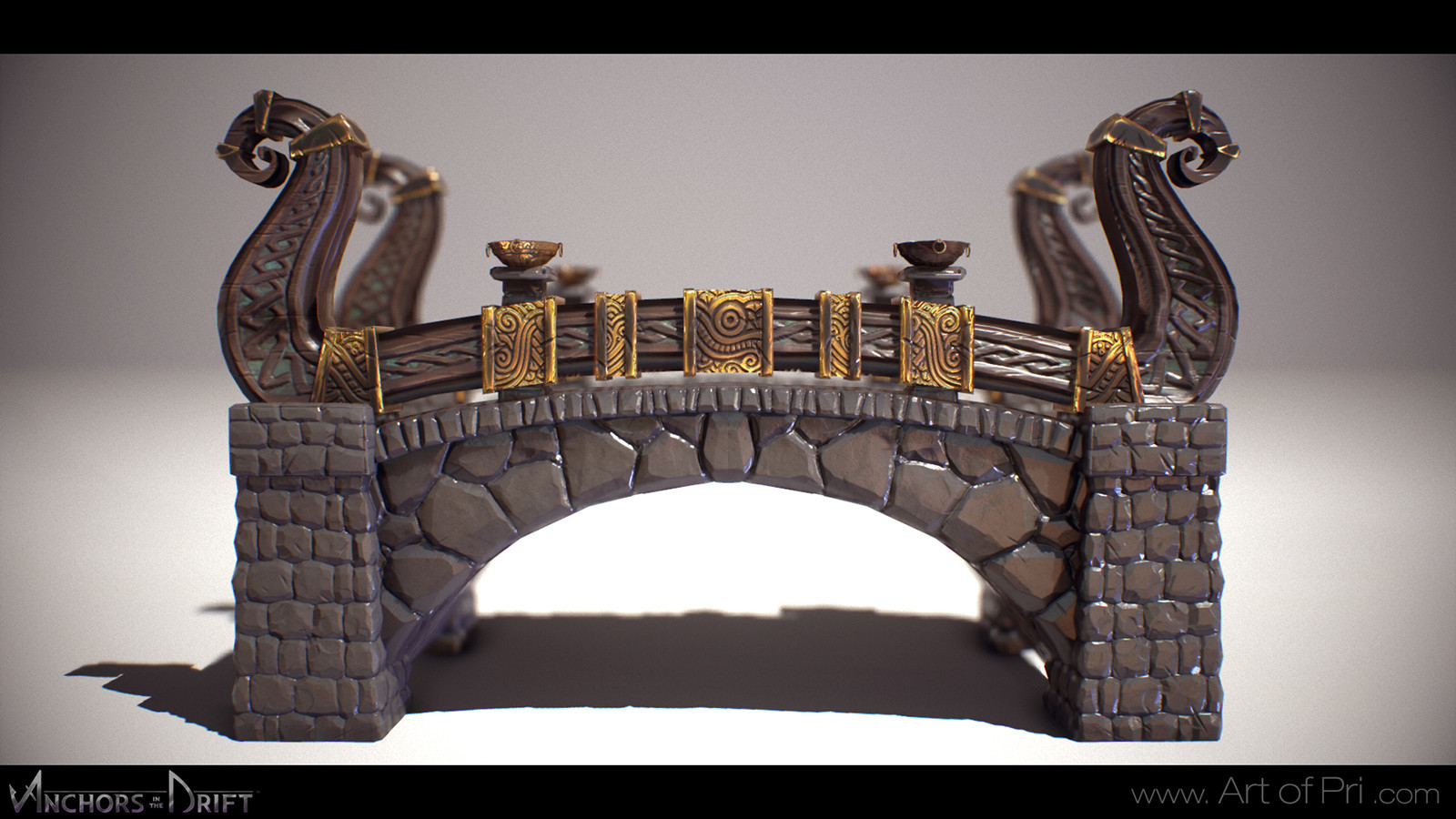 Viking Bridge. 
Concept by Nick Southam
Model by Me.
