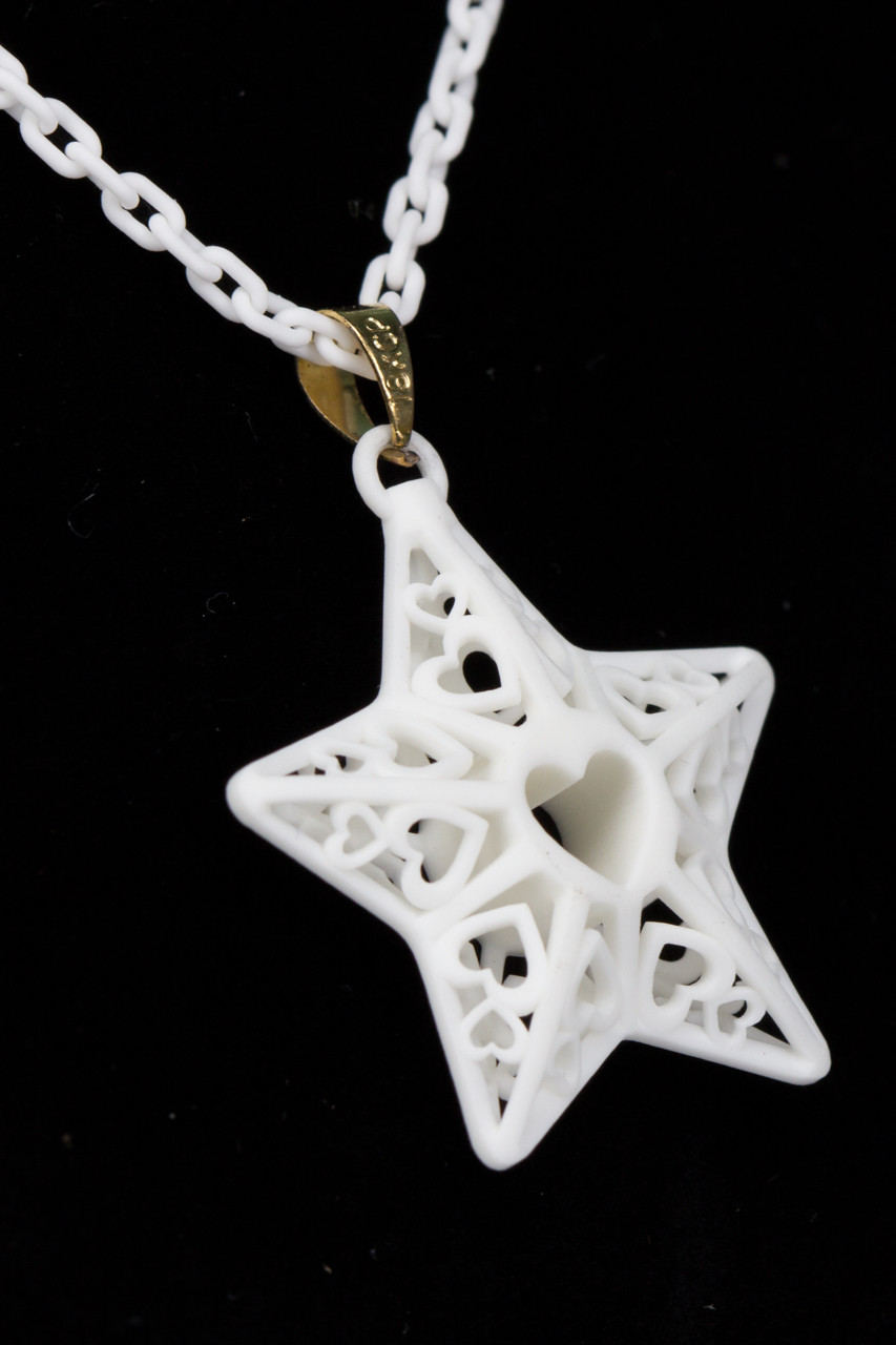 3D printed necklace STAR C / Studio-ePosh