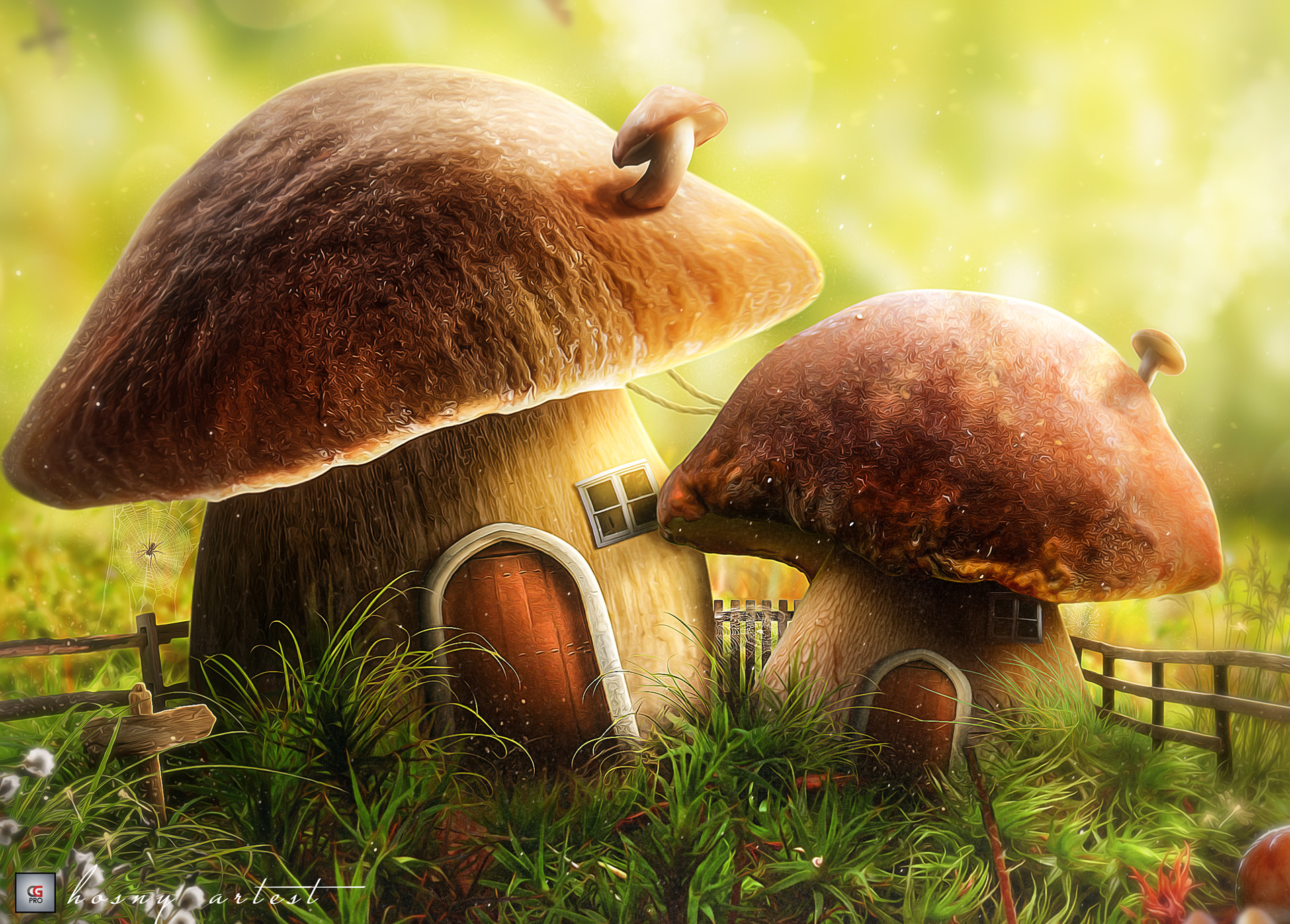 Hosney Qanadelo Mushroom House