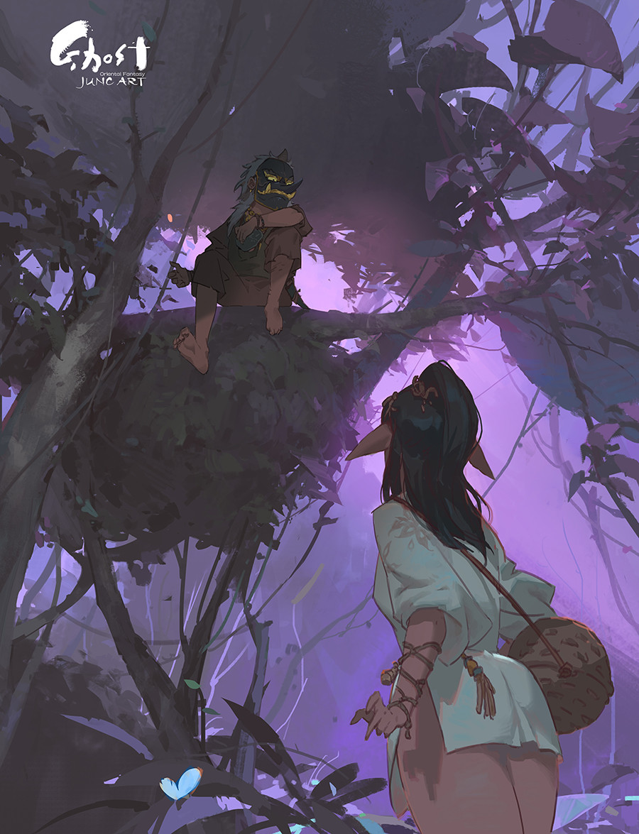 林文俊・JUNC画集　千里幽歌　Wenjun Lin Wenjun Lin - I see you#GHOST