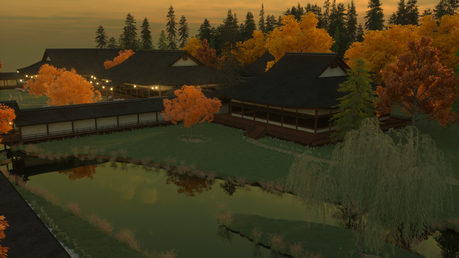 Start of the lake