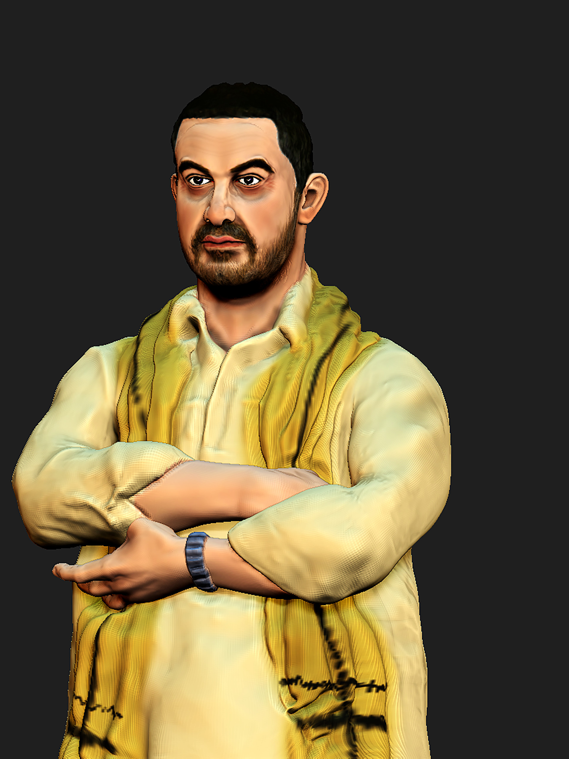 Artstation Aamir Khan Dangal 摔跤吧 爸爸 Srinivassan Pondicherry