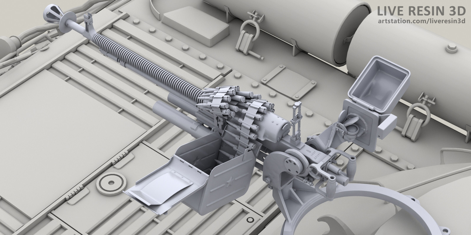 Live Resin 3d - Dshk Turrets