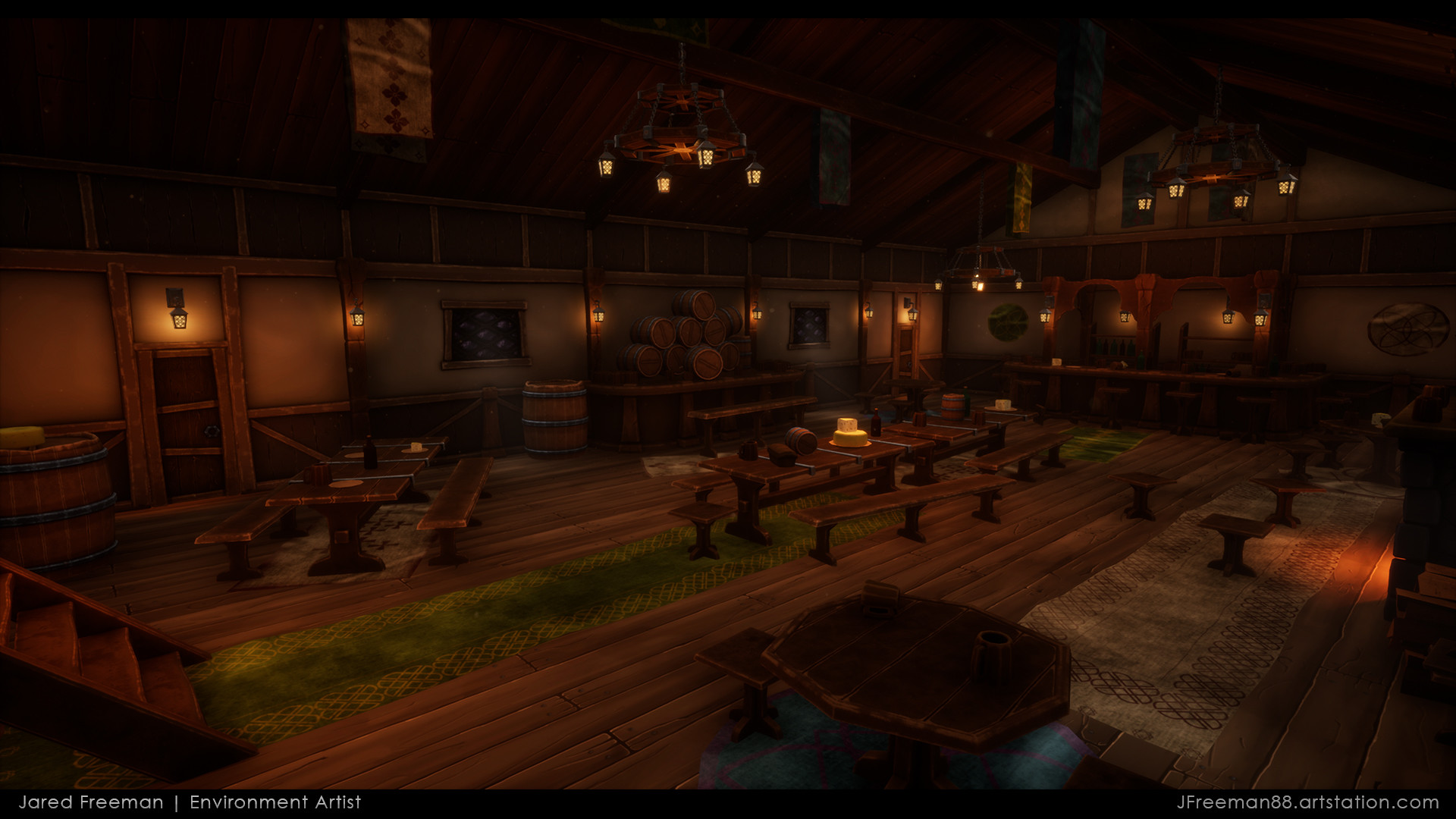 ArtStation - Stylized Tavern Environment