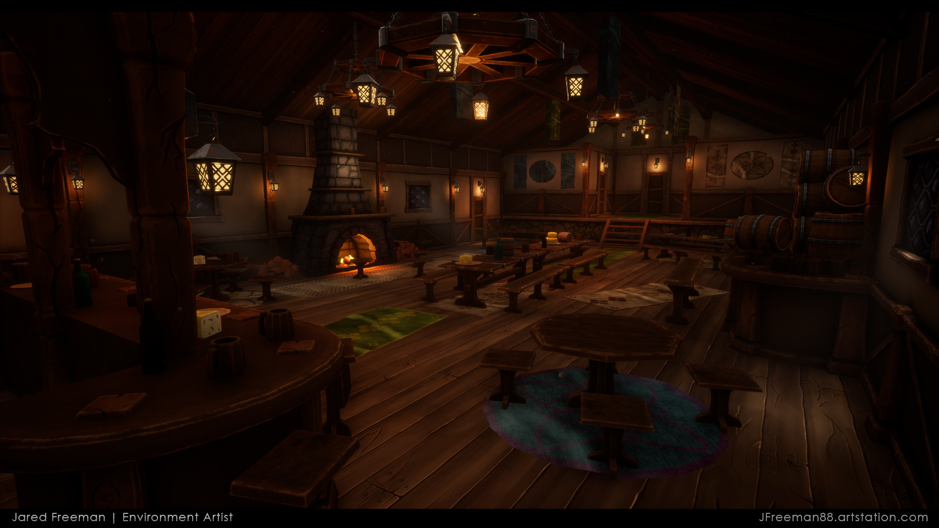ArtStation - Stylized Tavern Environment
