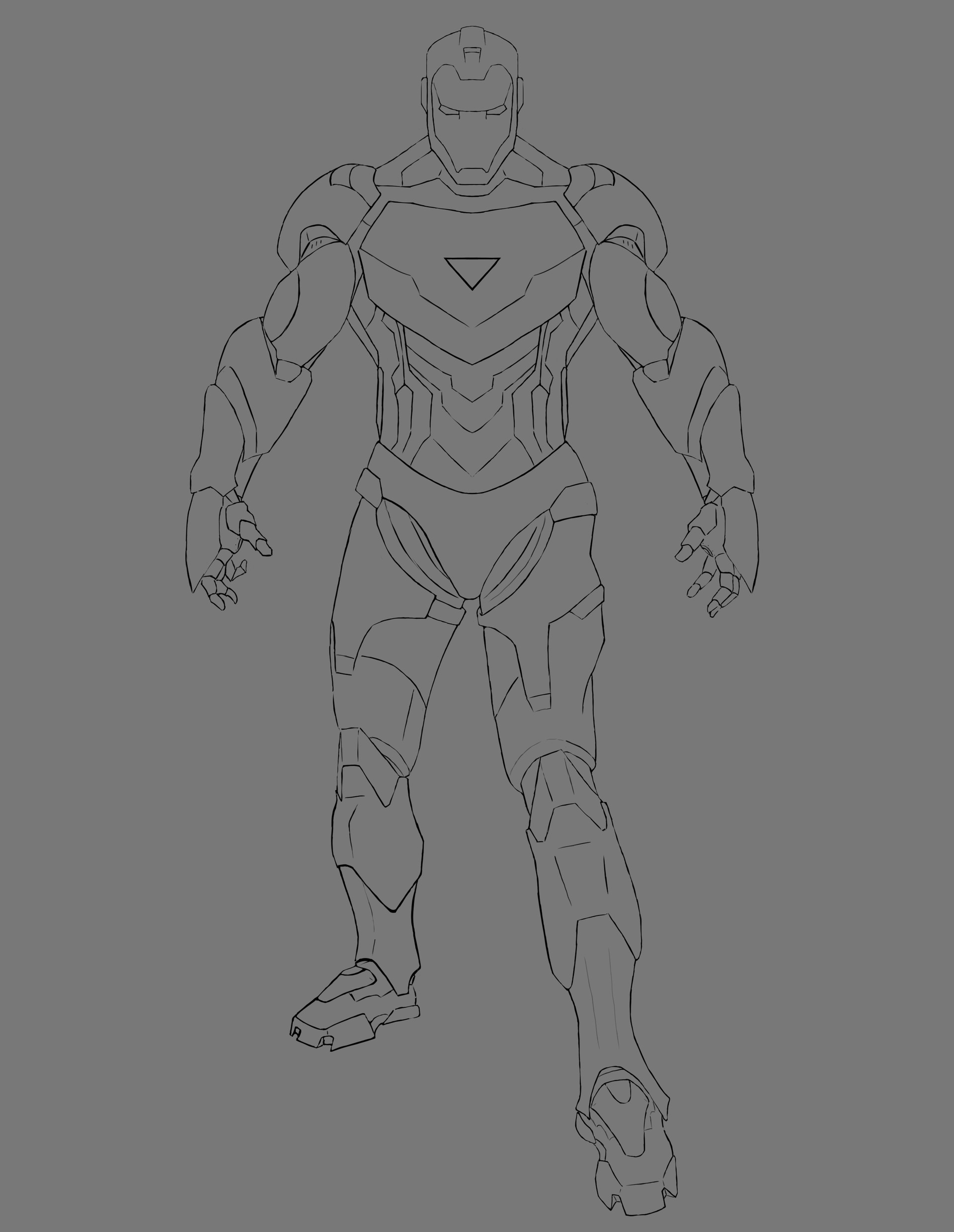 Iron Man Suit Drawing Easy | lupon.gov.ph