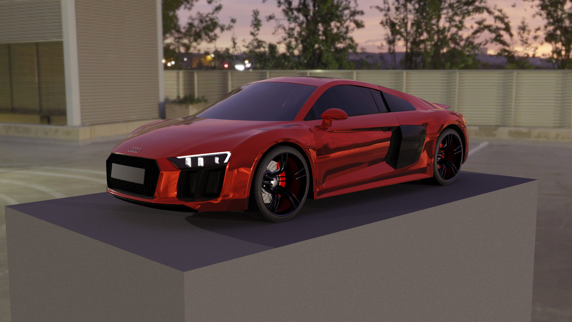 Artstation Audi R8 Fabian Preusser