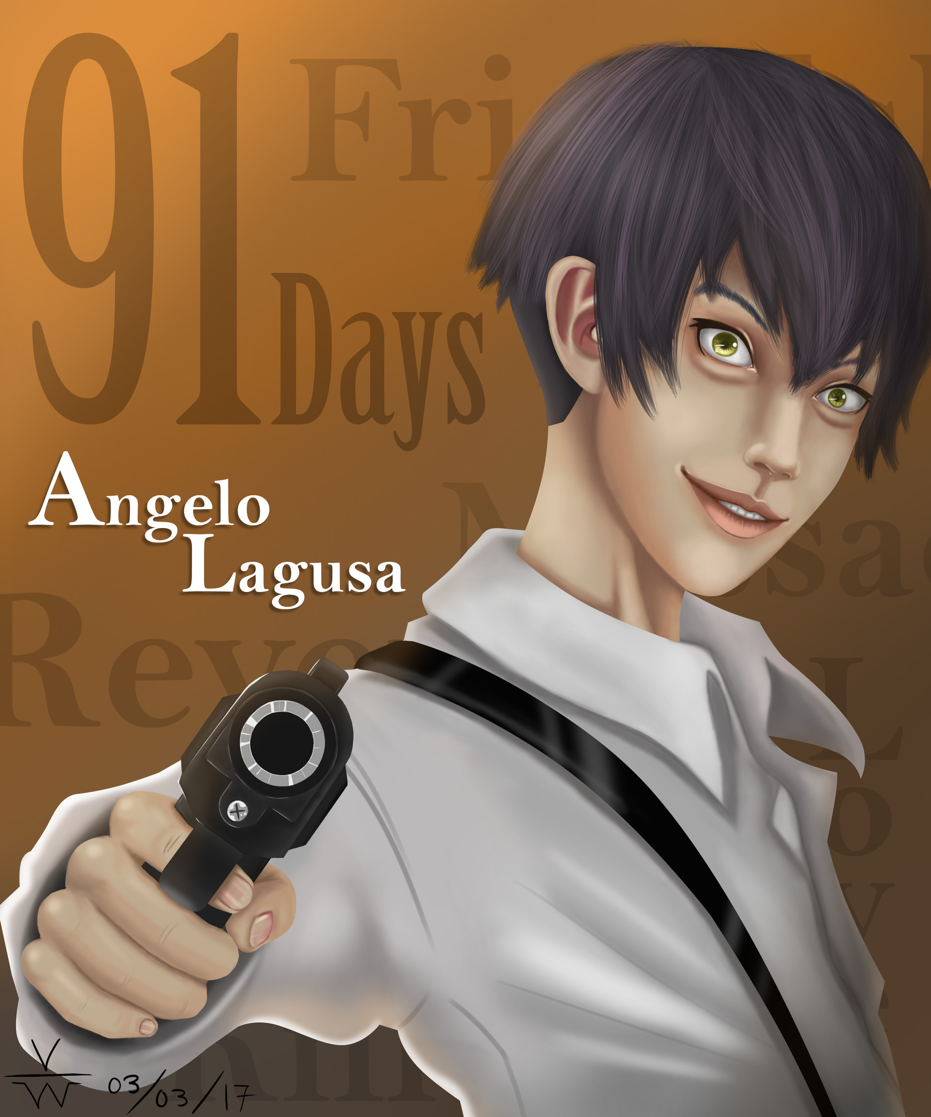 Angelo Lagusa | 91 Days | Sticker