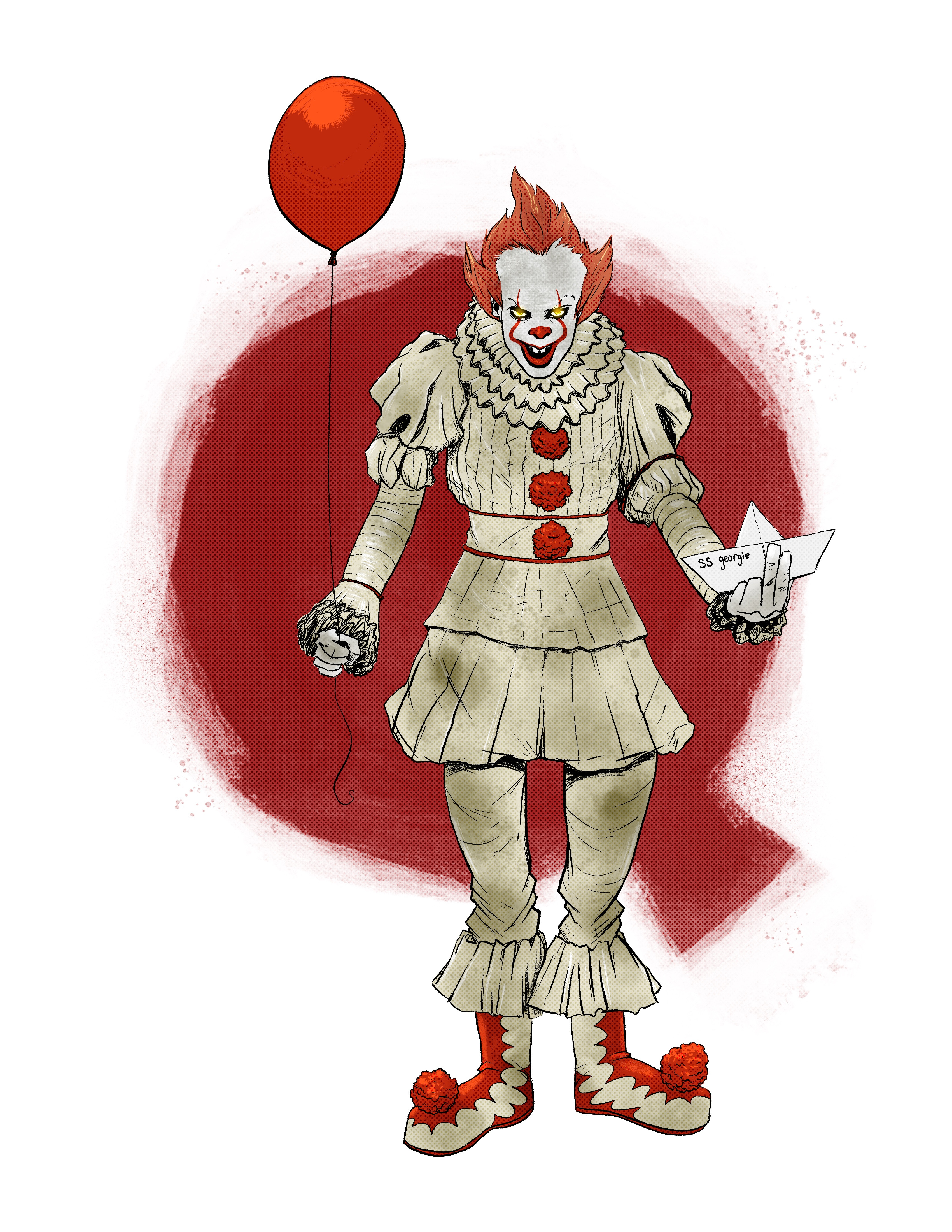 Pennywise the Dancing Clown - Digital in Procreate