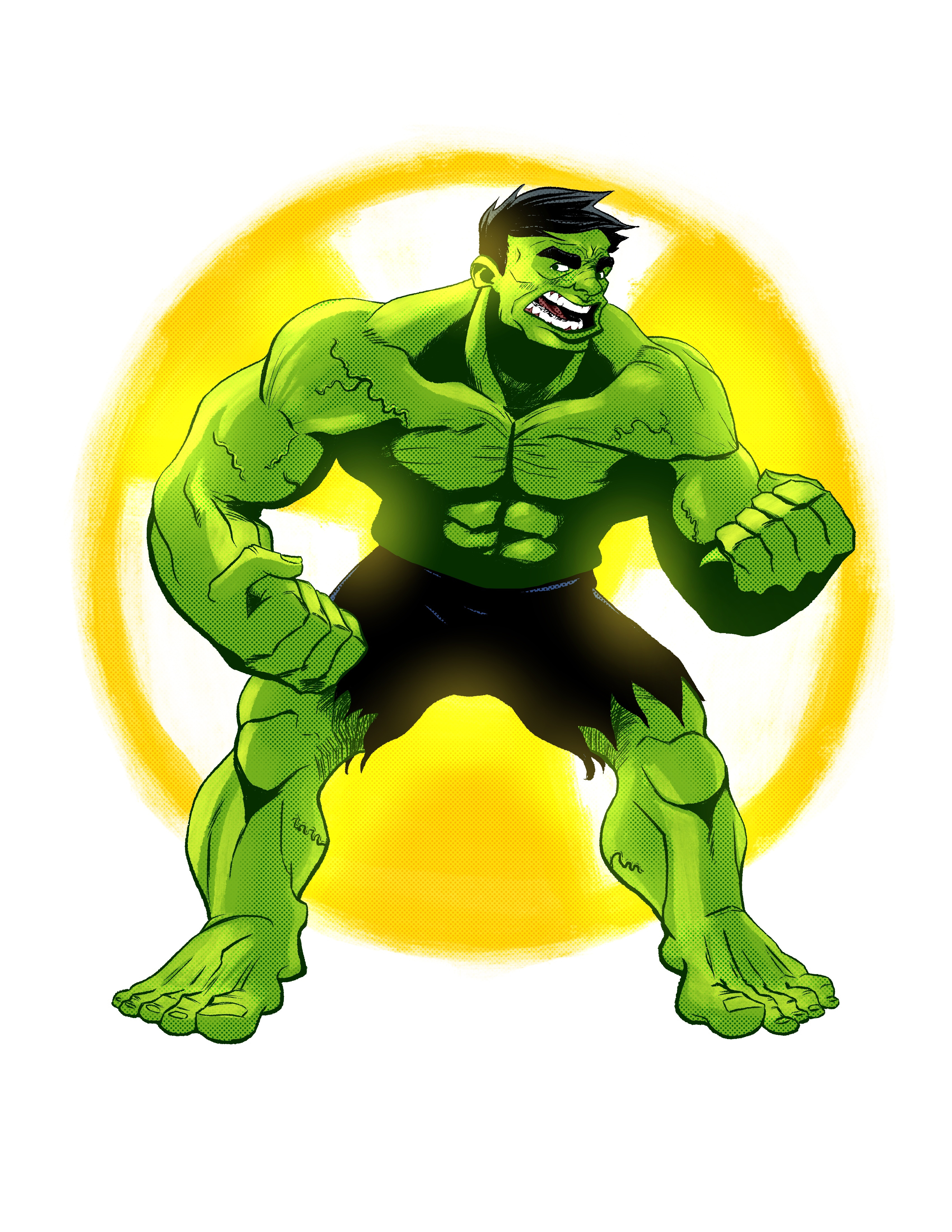 Hulk - Digital in Procreate