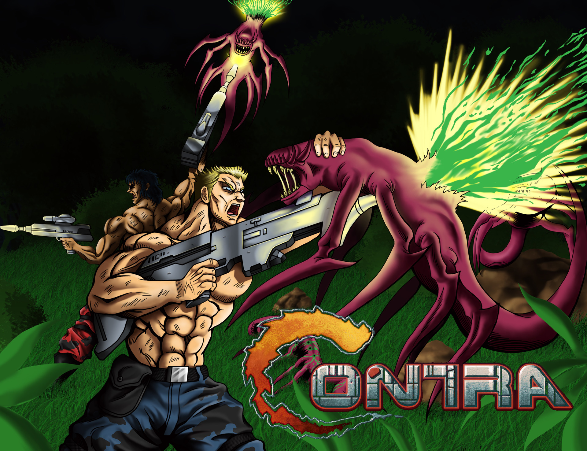 ArtStation - Contra (Jungle)