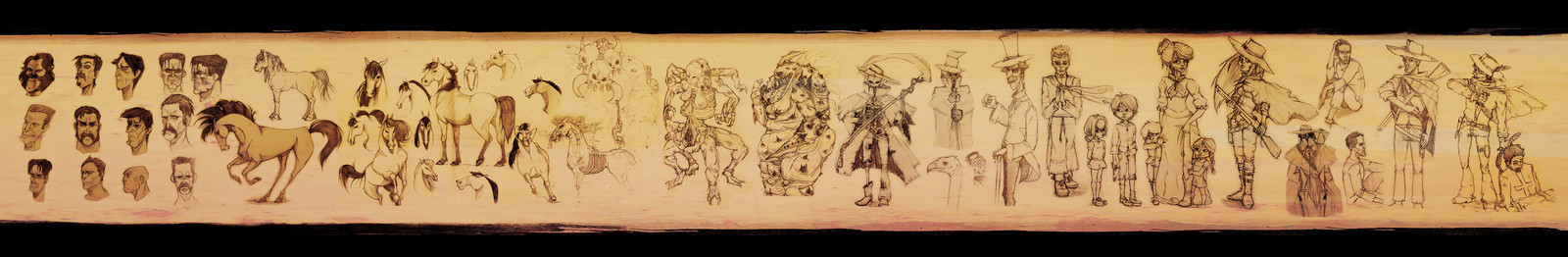 sketch characters design
