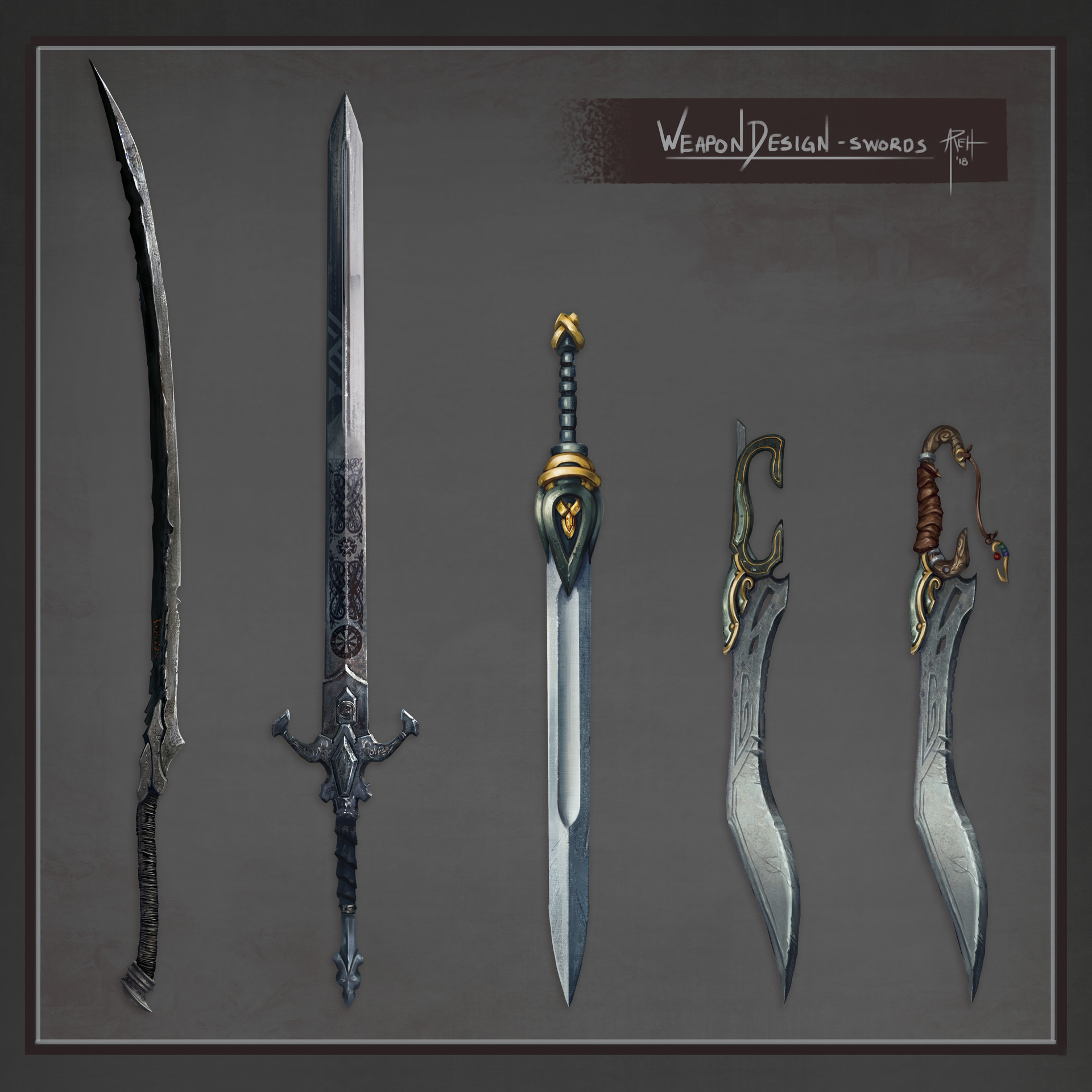 Artstation Swords Adam Rehmann Artstation Swords Adam Rehmann