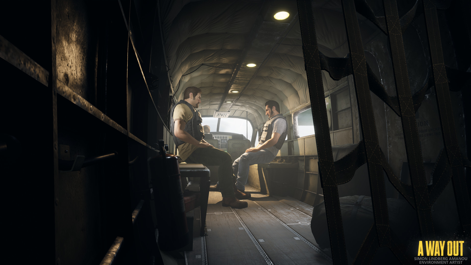 Artstation A Way Out Aircraft Simon Lindberg Amanou