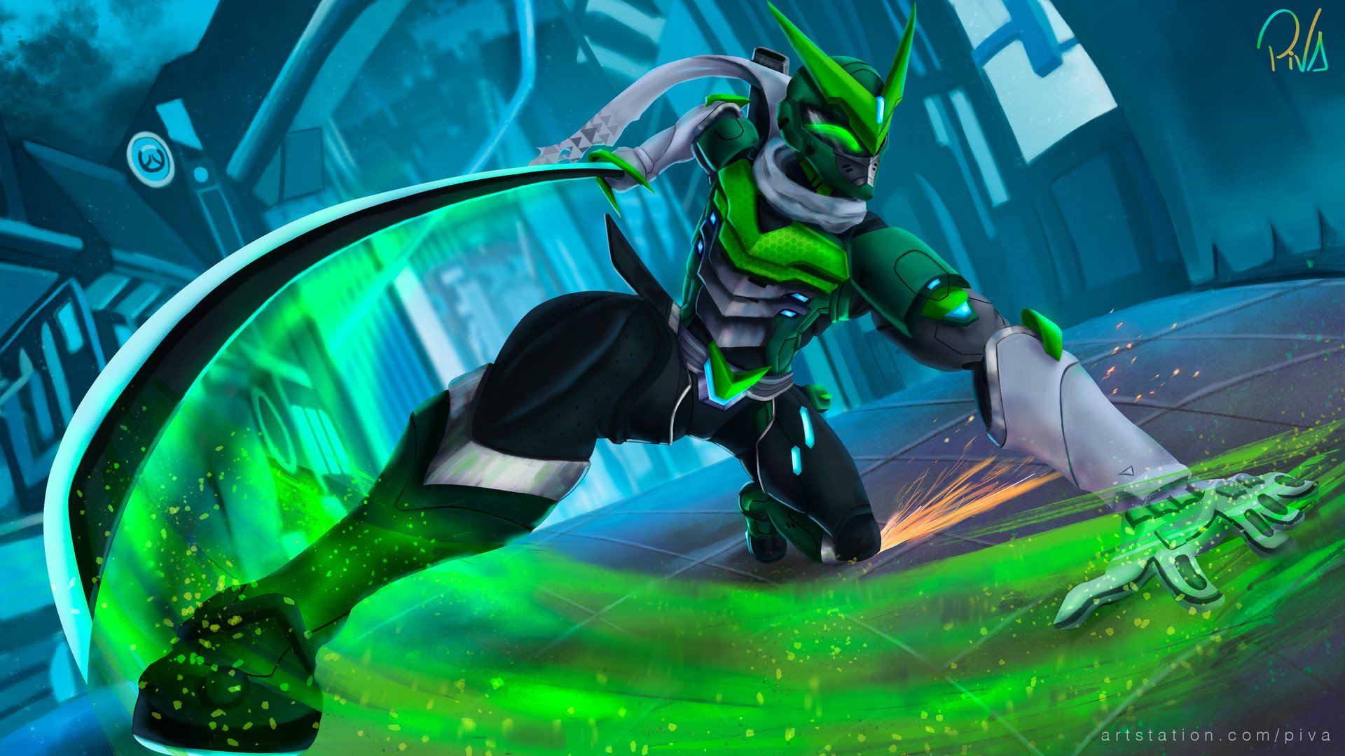 Breno Piva Genji Overwatch Decouvrez les competences de genji, le heros d'overwatch qui peut lancer des shurikens et genji. breno piva genji overwatch