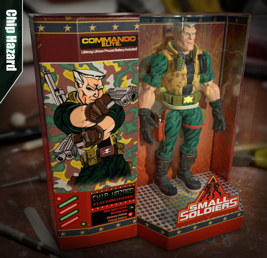 Small Soldiers Chip Hazard Toys