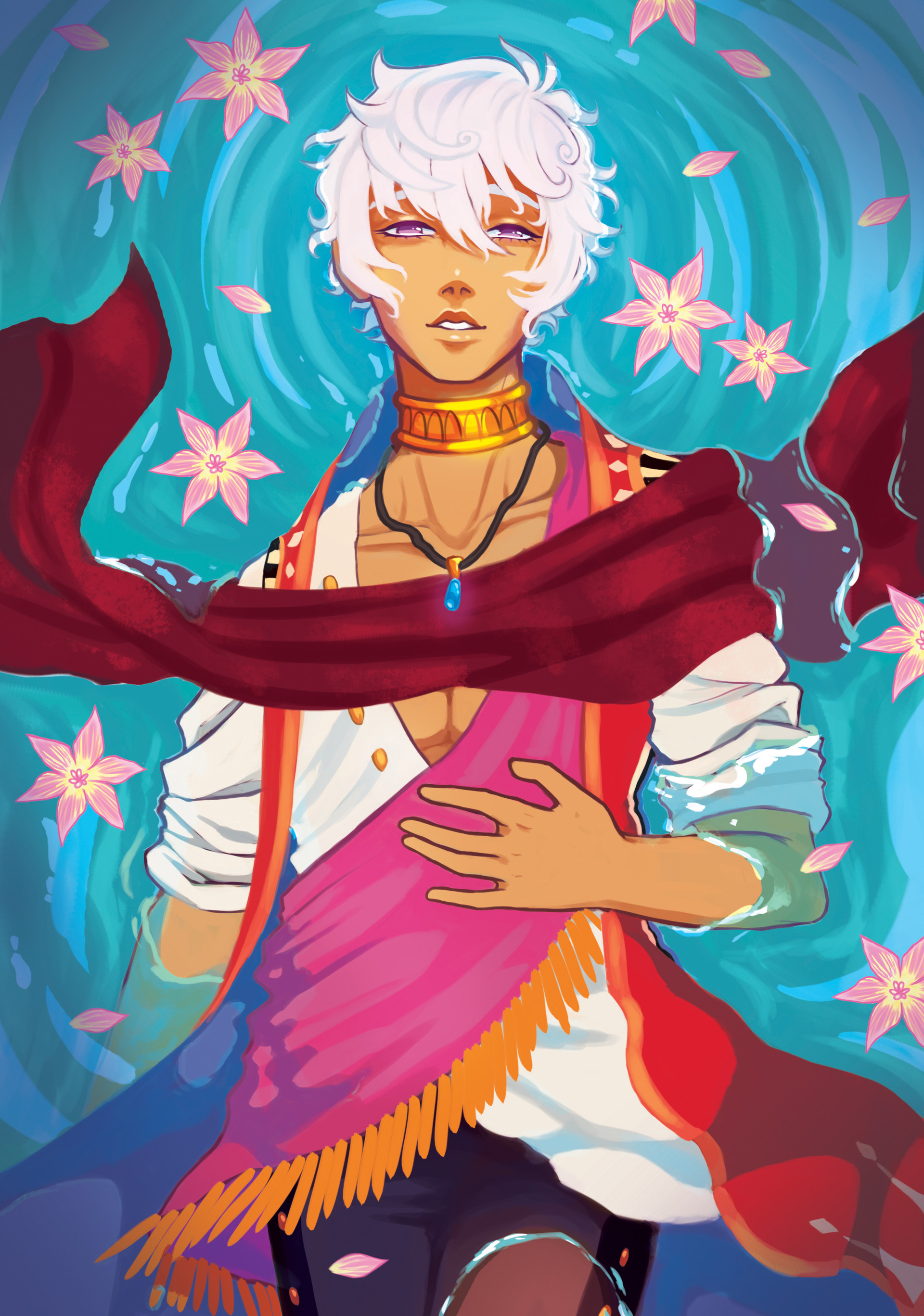 Asra, character from The Arcana mobile game. 
