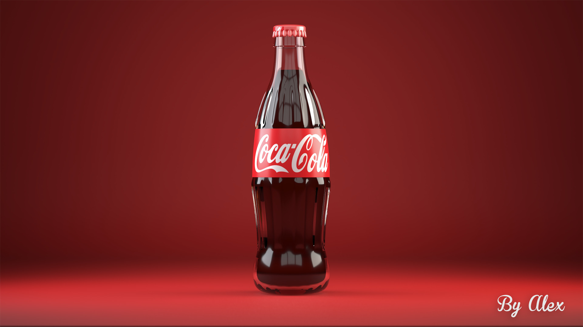 Alex Charilaou Glass Coca Cola Bottle