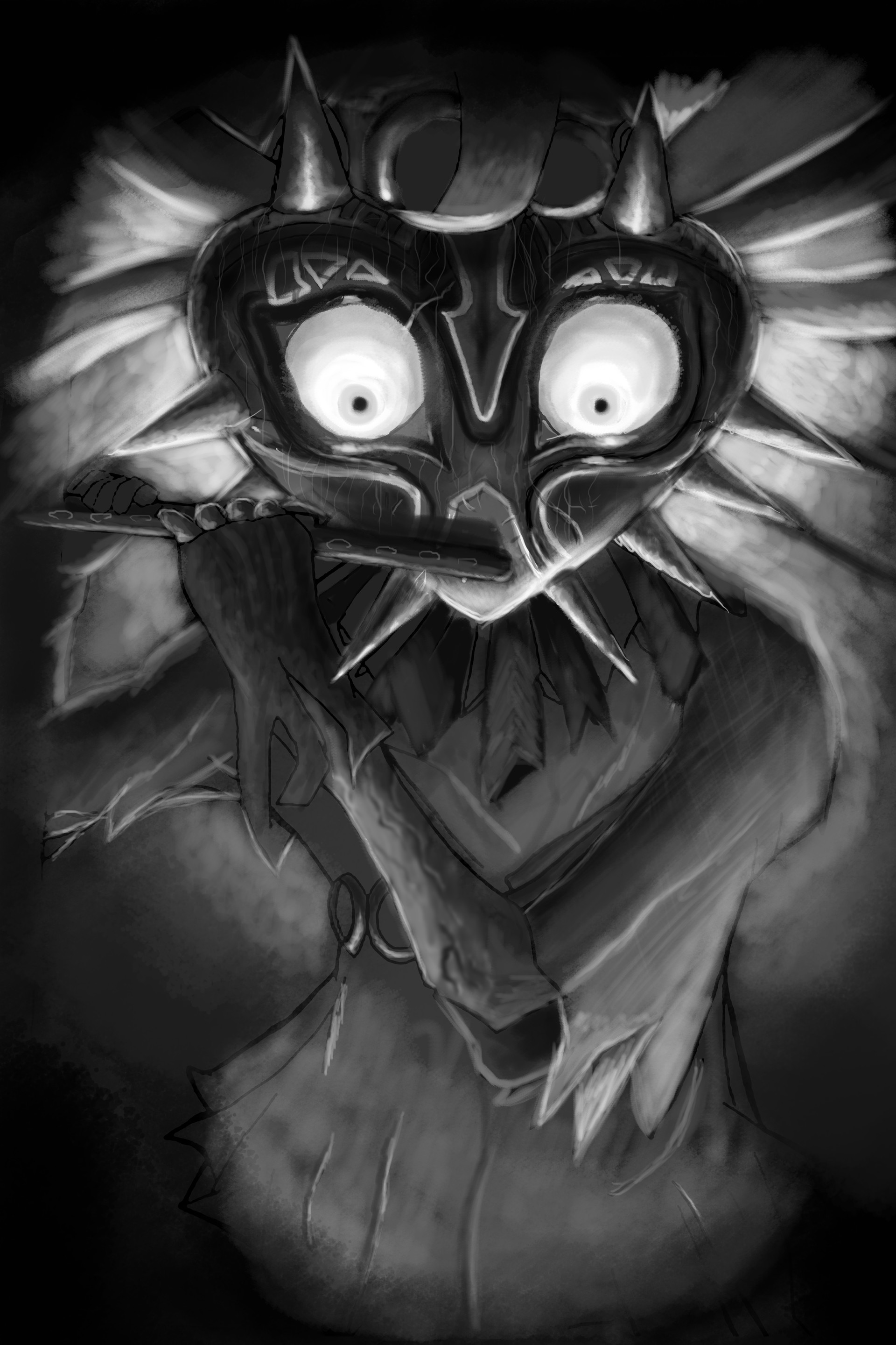 Artstation Majoras Mask Skull Kid Fanart Jalious Art