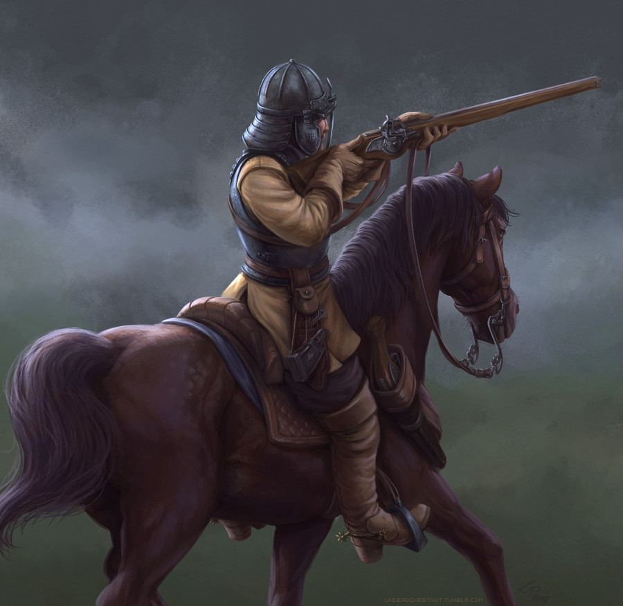 Artstation 17th Century Harquebusier Lydia Peschke