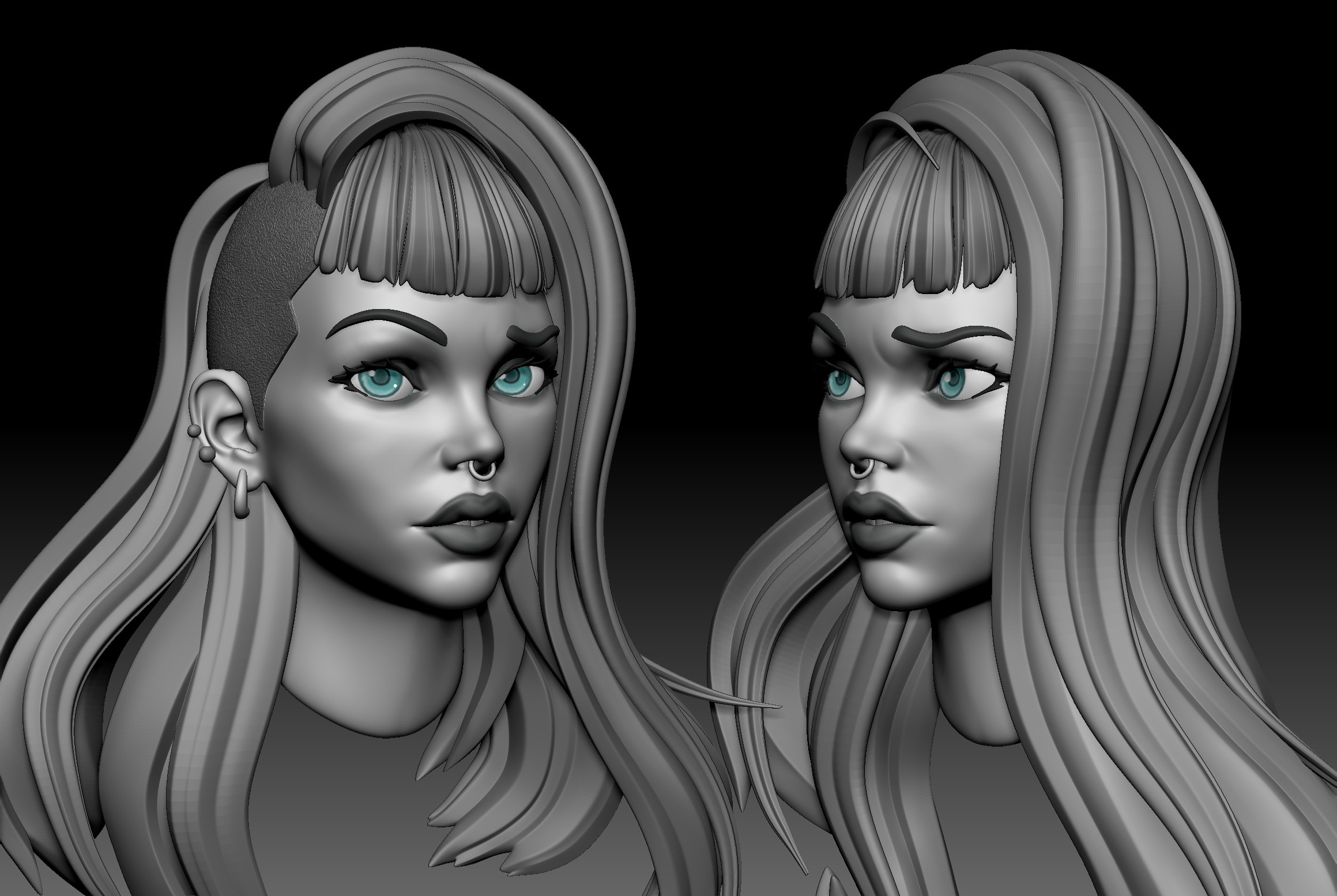 Couple of different angles of the sculpt