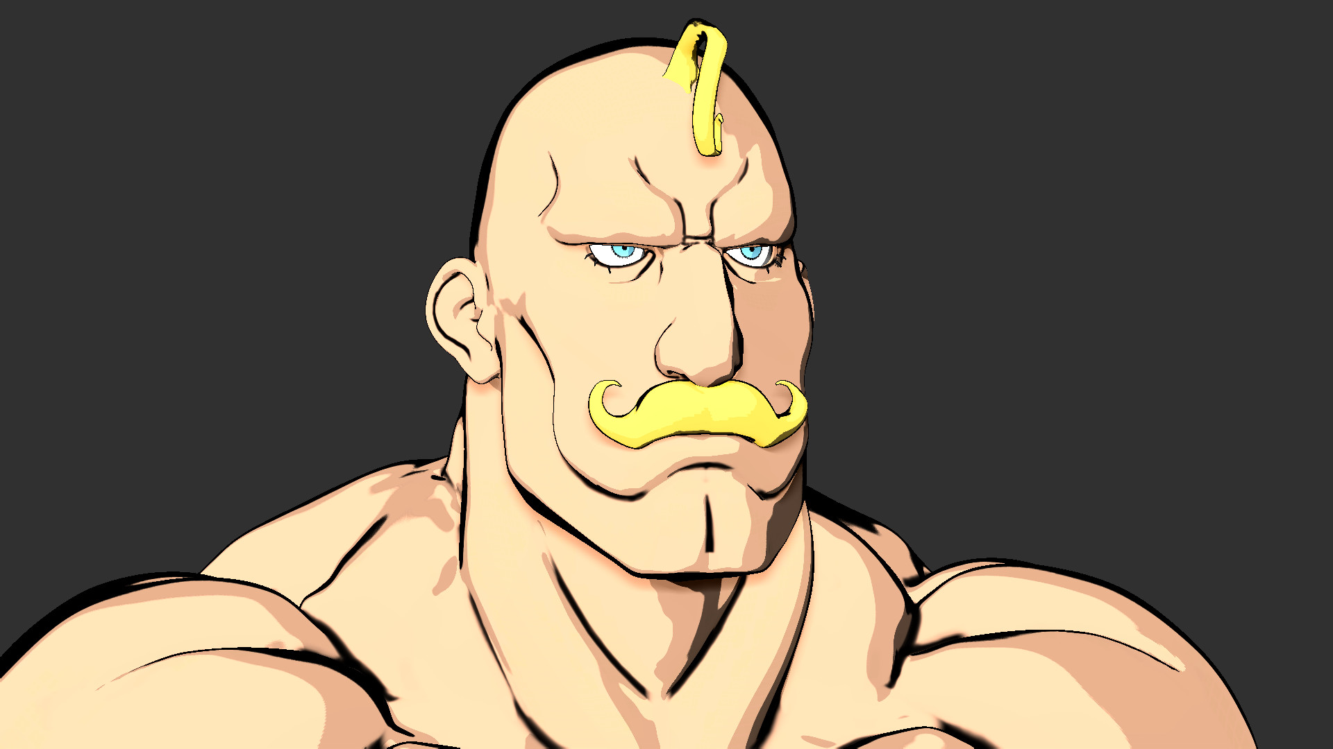 ArtStation Alex Louis Armstrong, the strong arm alchemist.